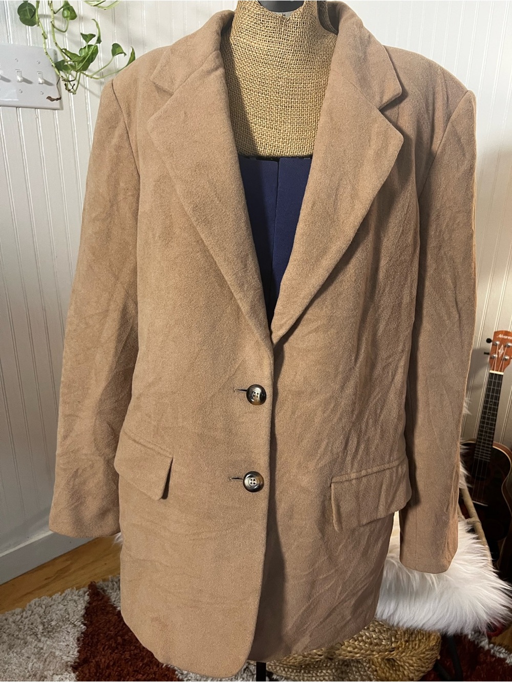 Lord & Taylor Tan Single-Breasted Women's Blazer